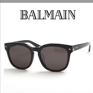 EUC Balmain Tortoiseshell Square Sunglasses